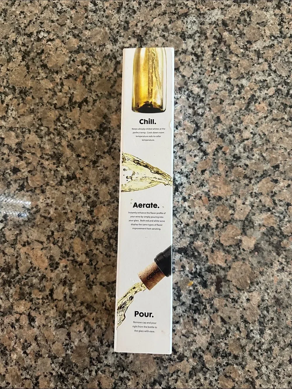 NEW Corkcicle Air 4 in 1 Chiller Aerator Pourer Stopper